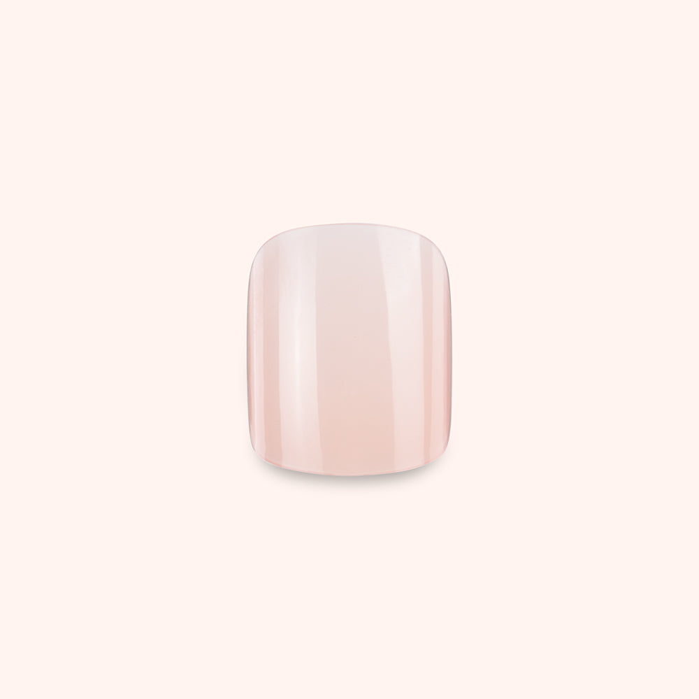 Soft Gel Nail Tips Short Square Shape Sweet Rose 120 en coffret 1