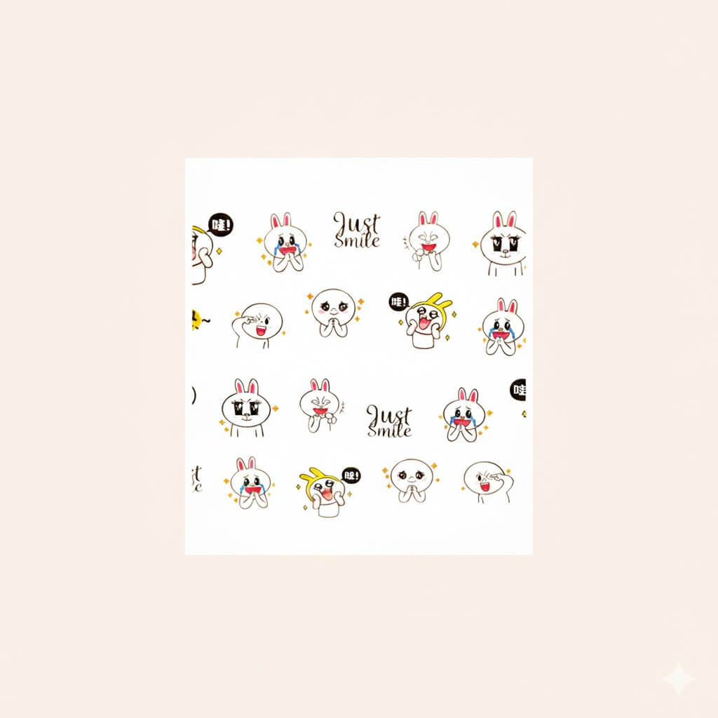 Water Decal Just Smile