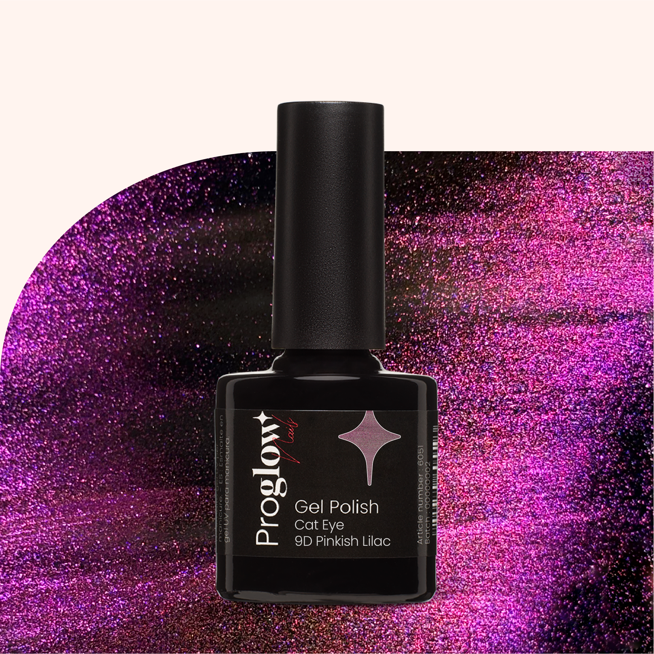 Gelpolish Cat-Eye 9D Pinkish Lilac