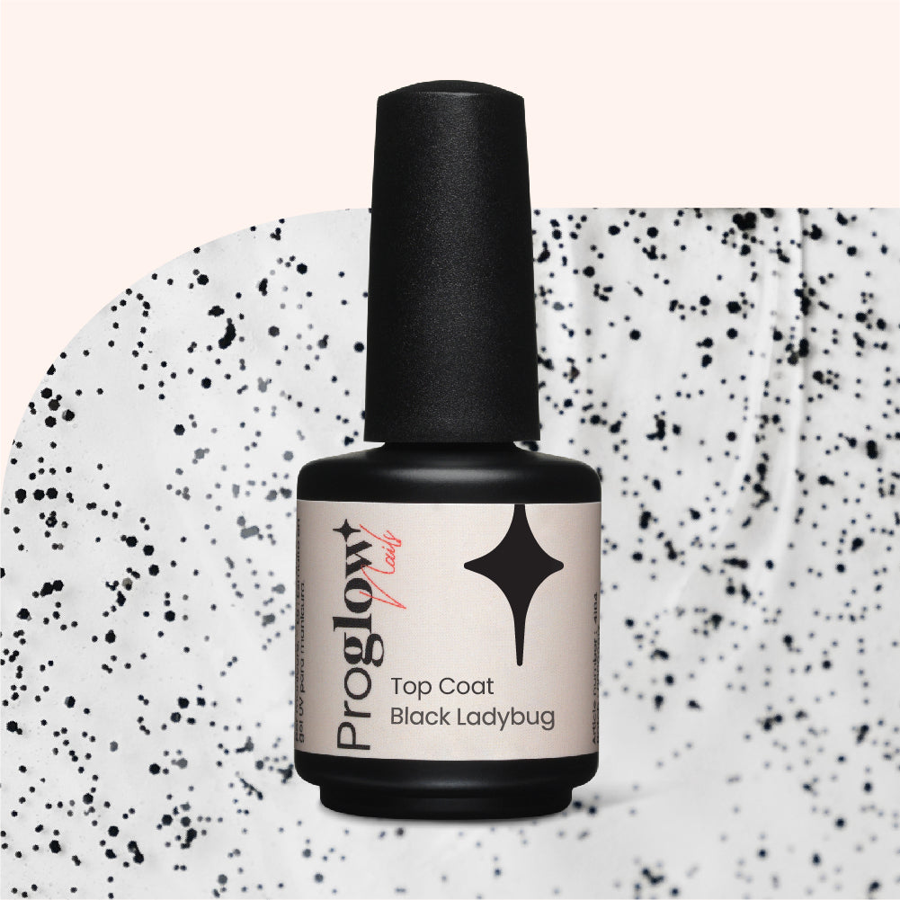 Top Coat Black Ladybug