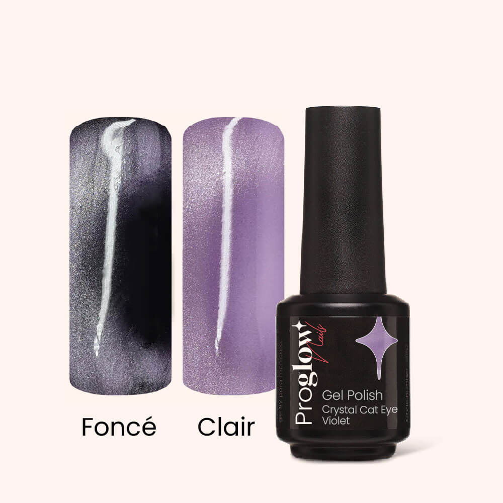 Gel Polish VSP Crystal Cat Eye Violet