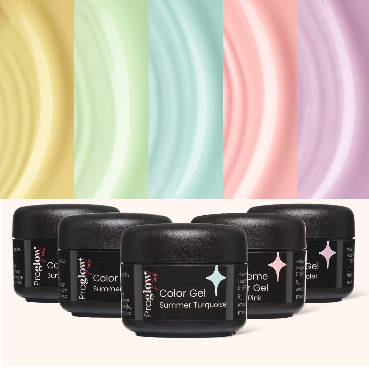 Kit Color Gel Kits pour ongles en gel: ongles impeccables et durables chez vous