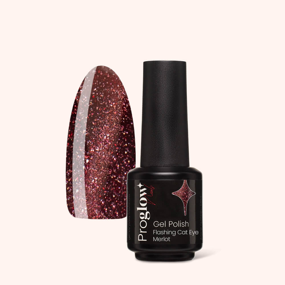 vernis cat eye flashing merlot
