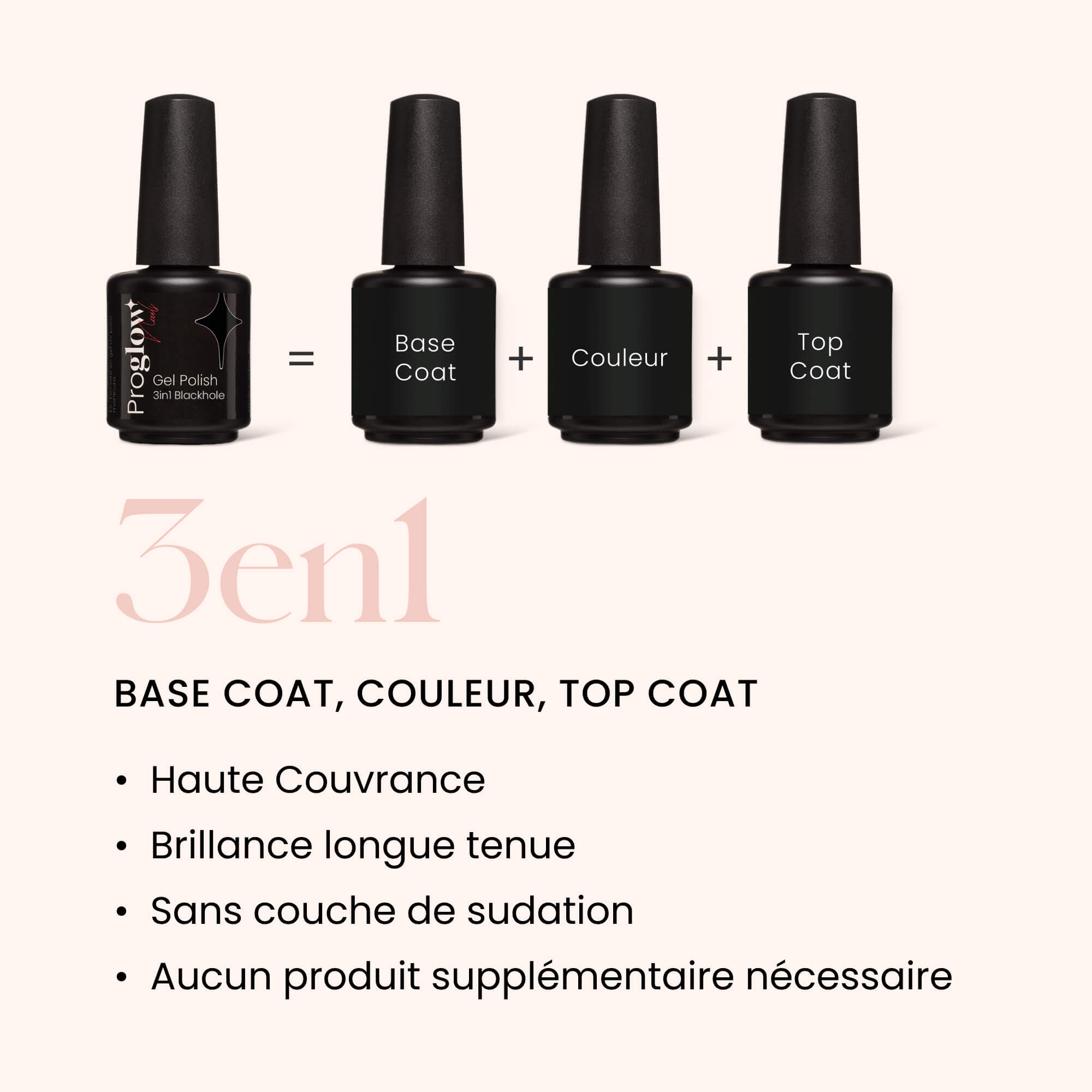 Gel Polish VSP 3-in-1 No Wipe Blackhole