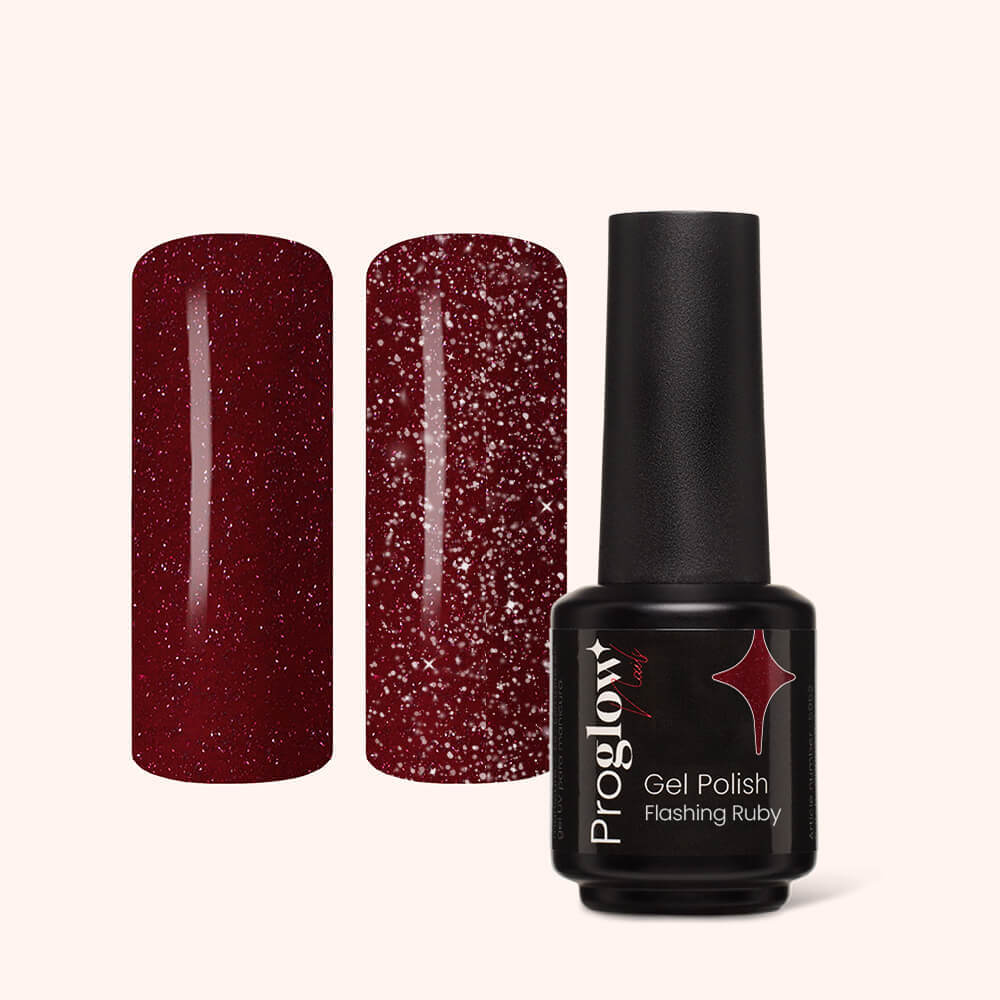 Gel Polish VSP Flashing Ruby