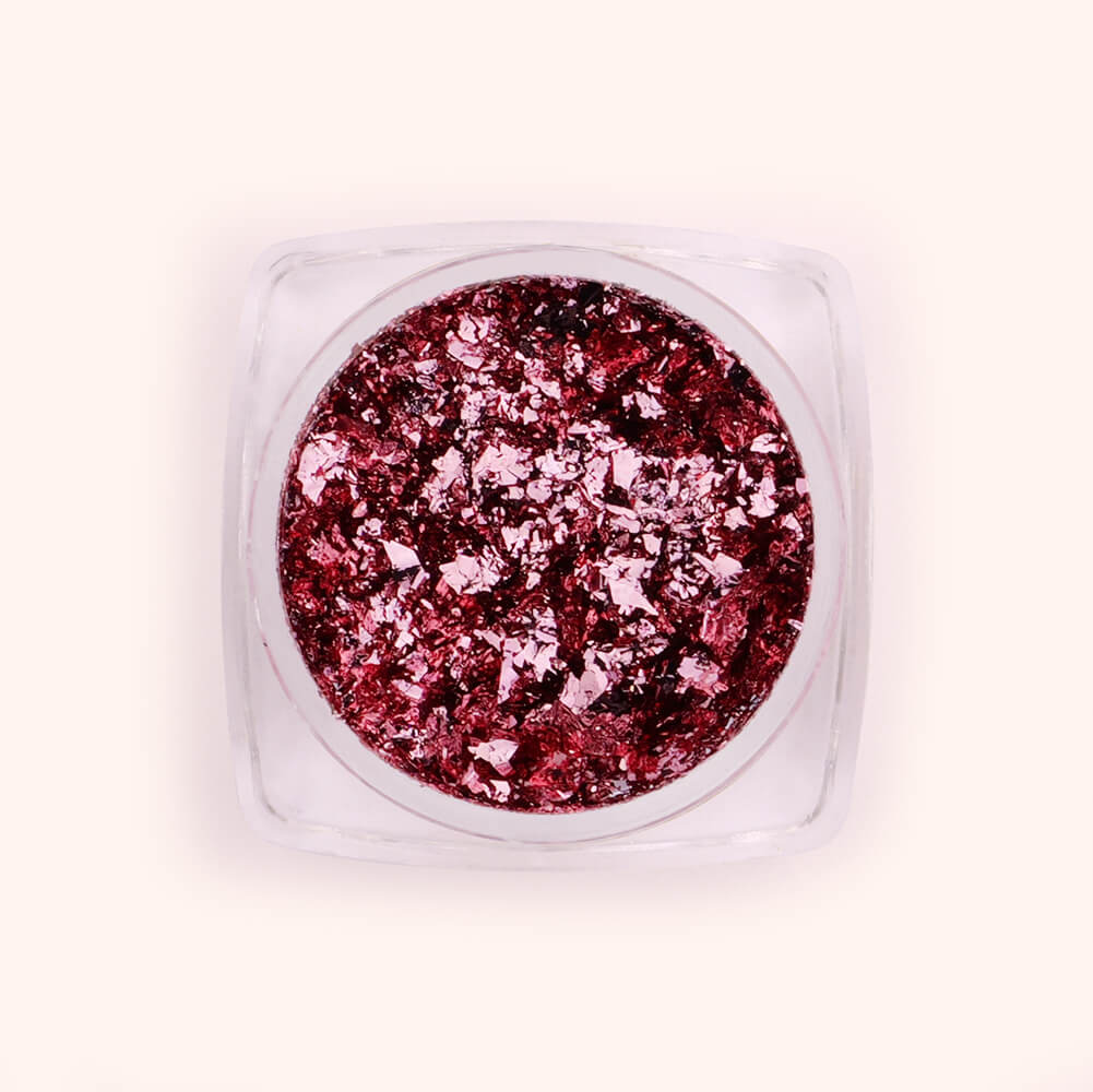 Nail Flakes Rose