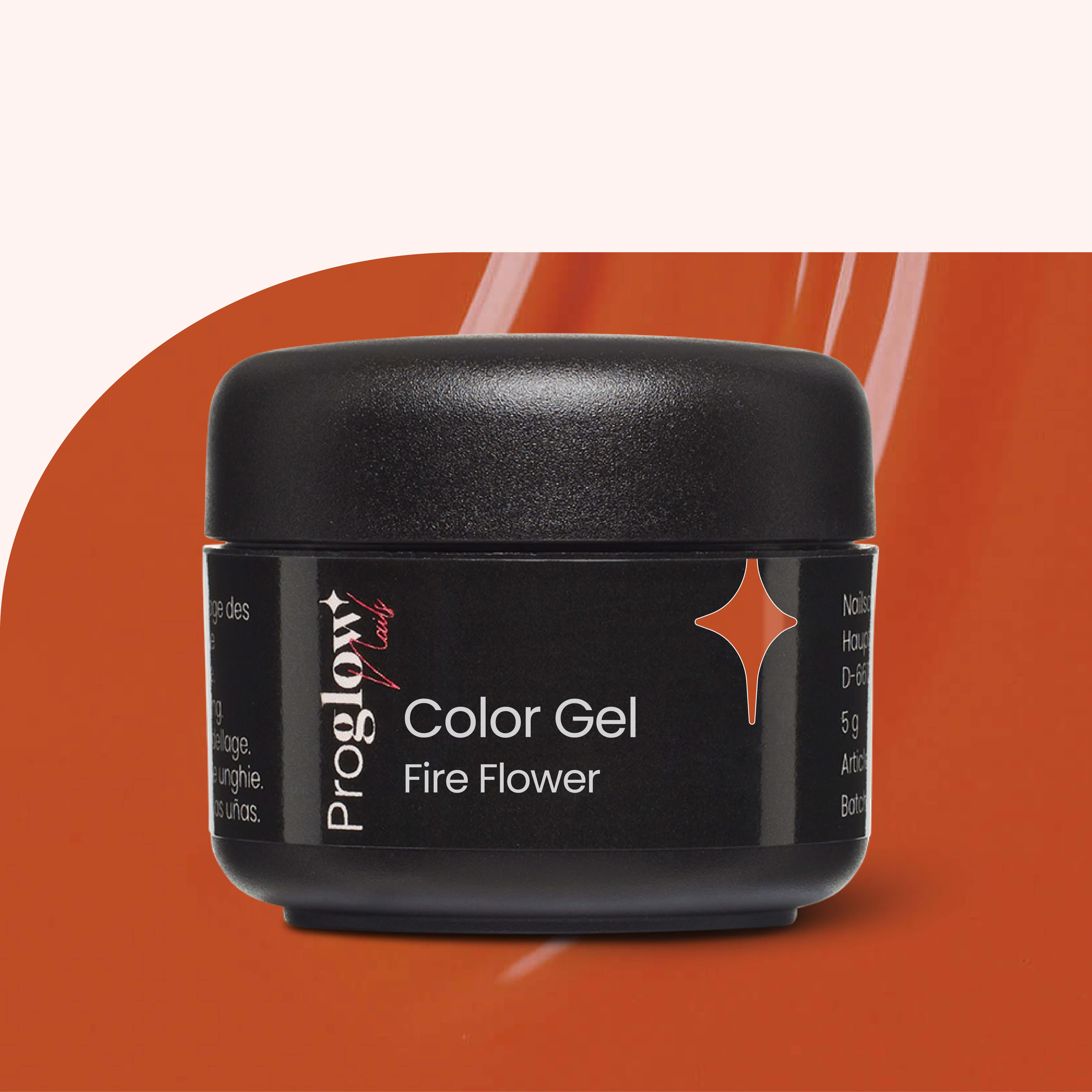 Color Gel Fire Flower