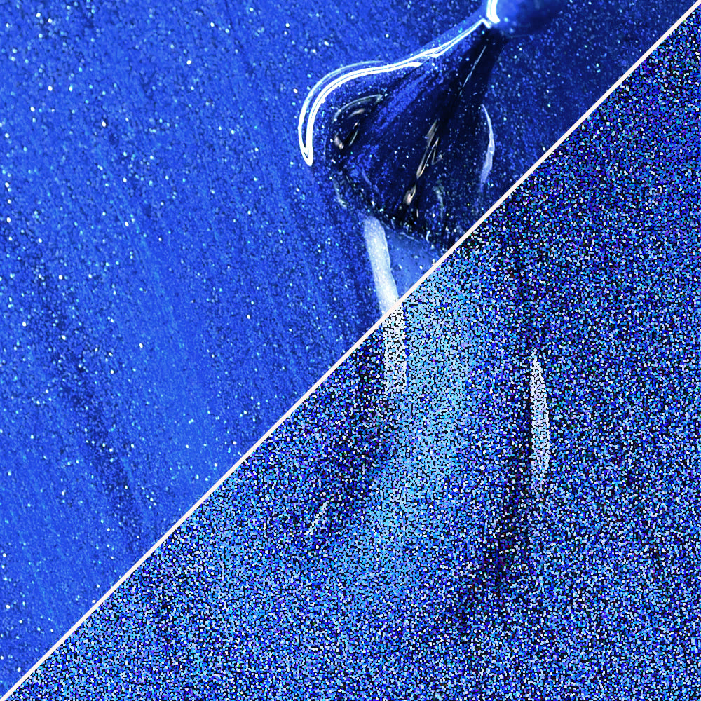 gel polish bleu roi