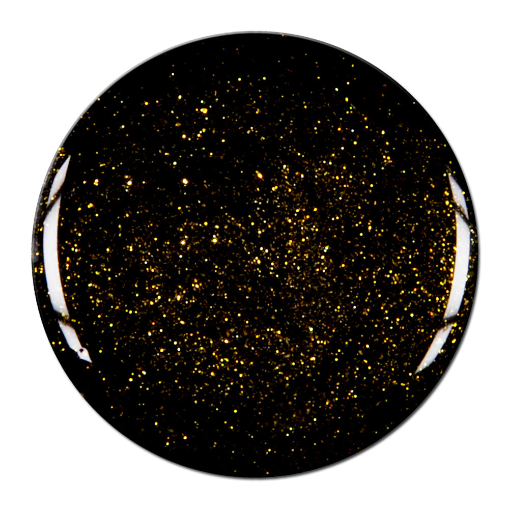 Gel Pailleté Black Galaxy Gold