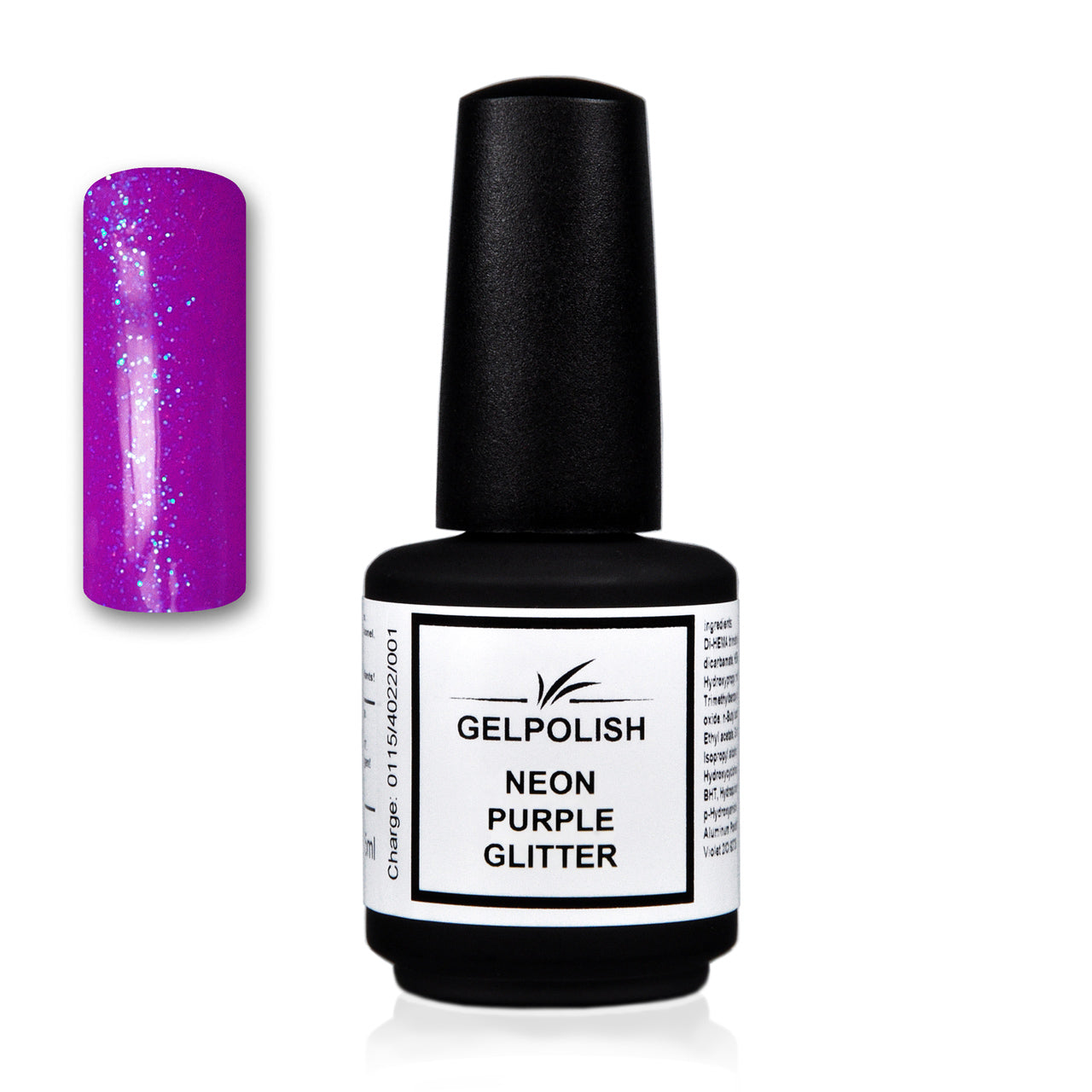 Gel Polish VSP Neon Purple Glitter