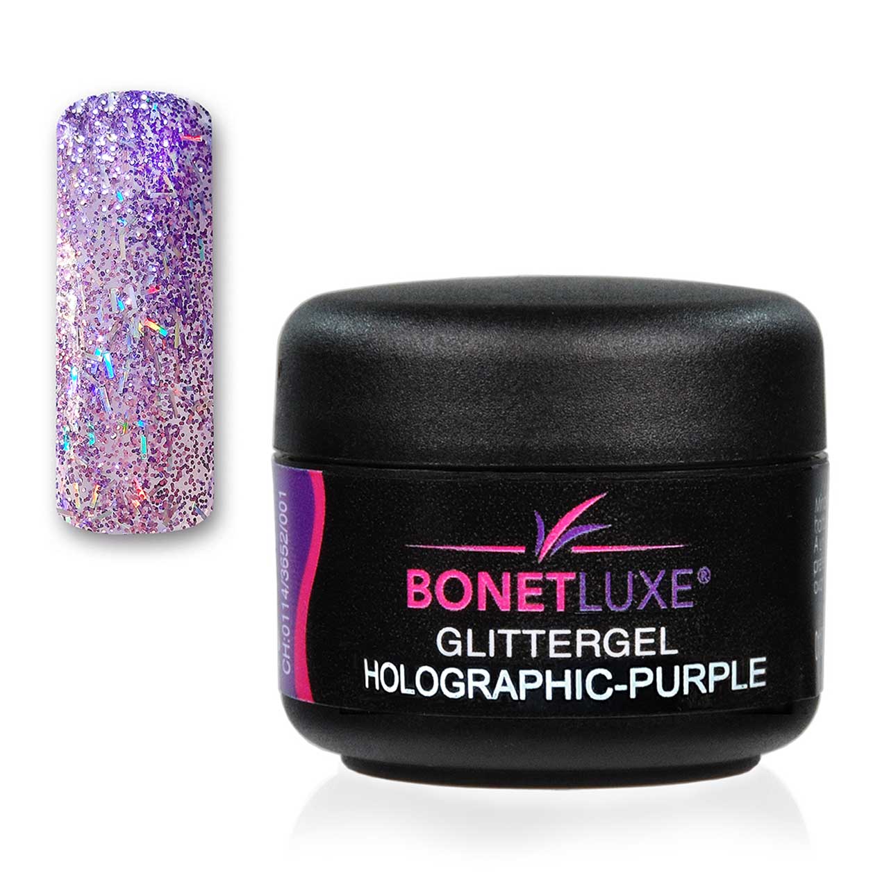 Glitter Gel Holographic Purple