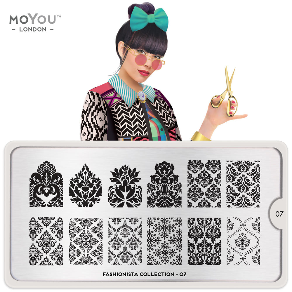 Plaque Stamping Fashionista 07 - MoYou London