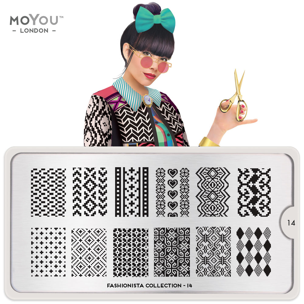 Plaque Stamping Fashionista 14 - MoYou London
