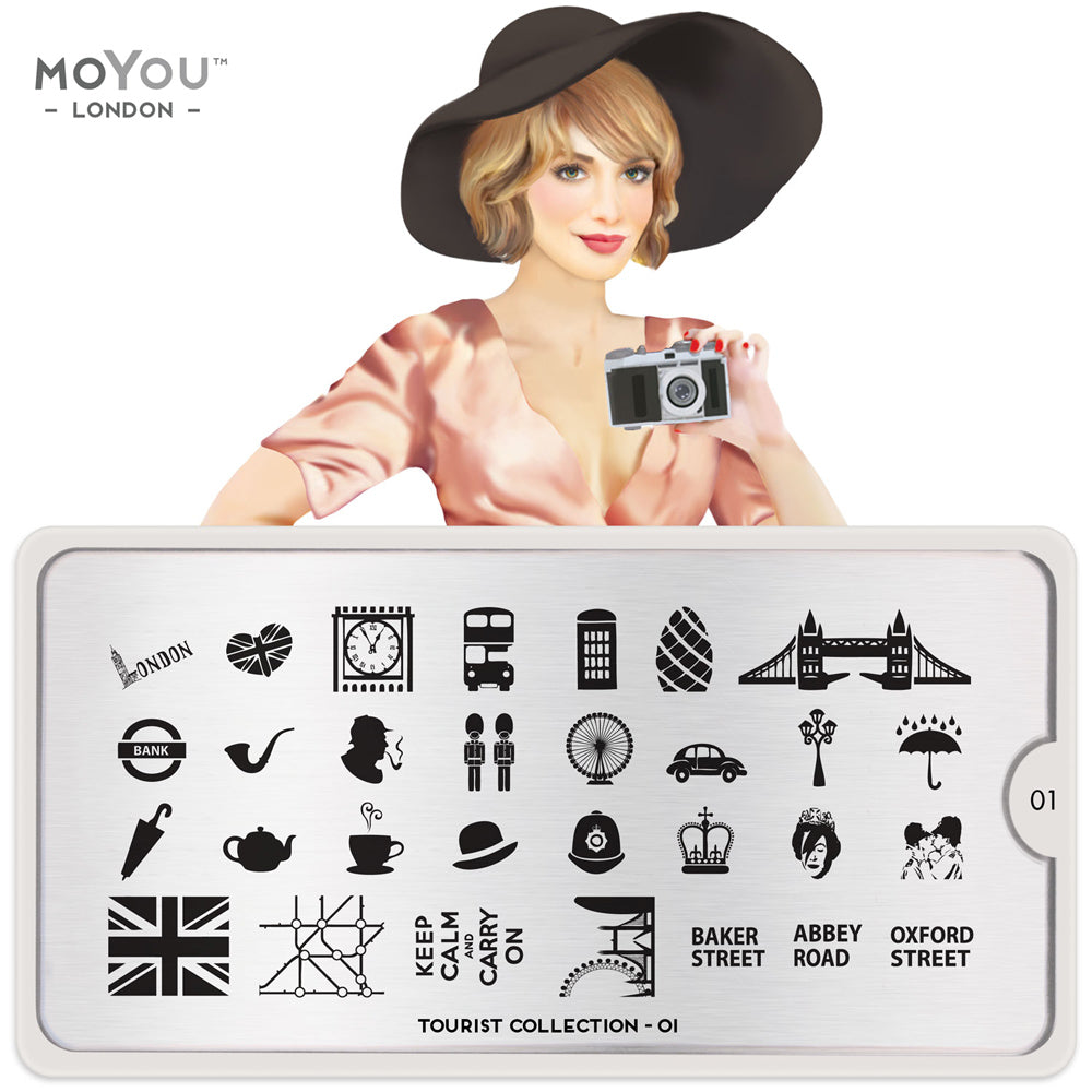 Plaque Stamping Tourist 01 - MoYou London