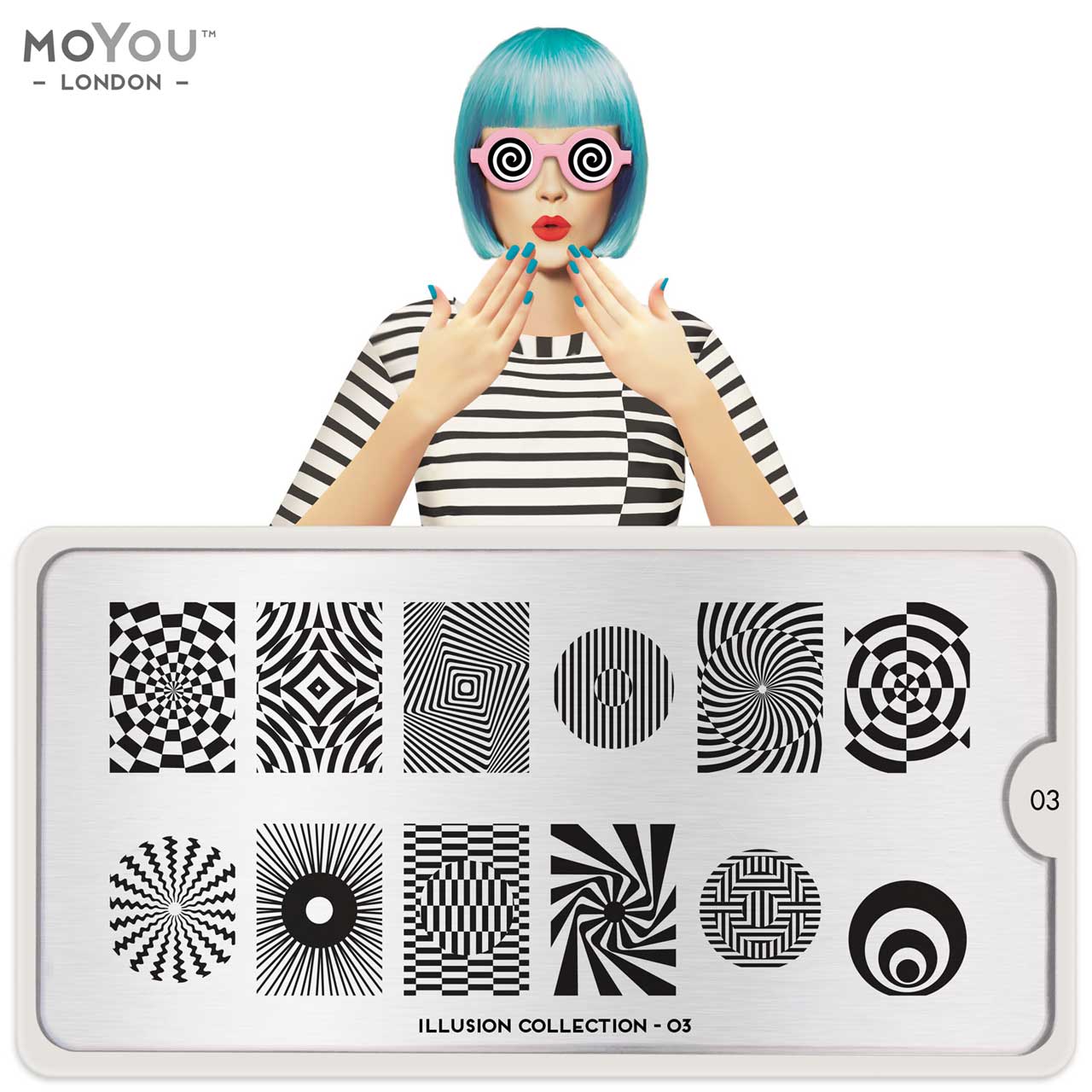 Plaque Stamping Illusion 03 - MoYou London