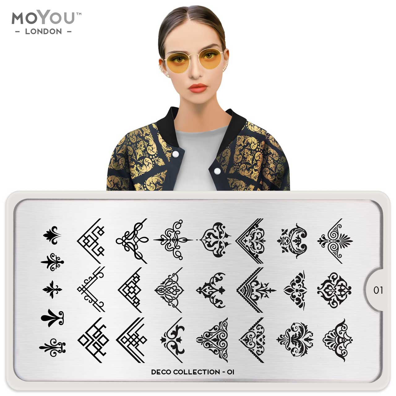 Plaque Stamping Deco 01 - MoYou London