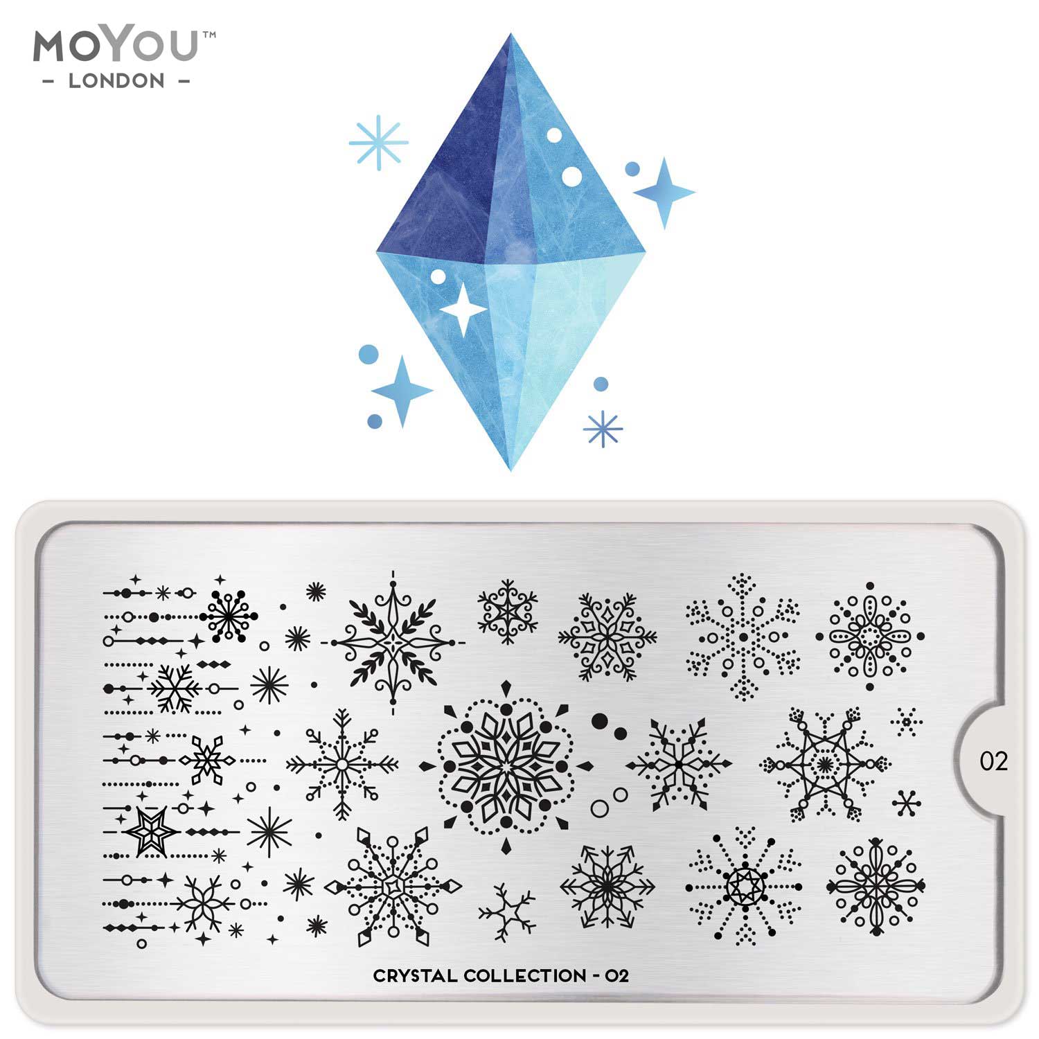 Plaque Stamping Crystal 02 - MoYou London