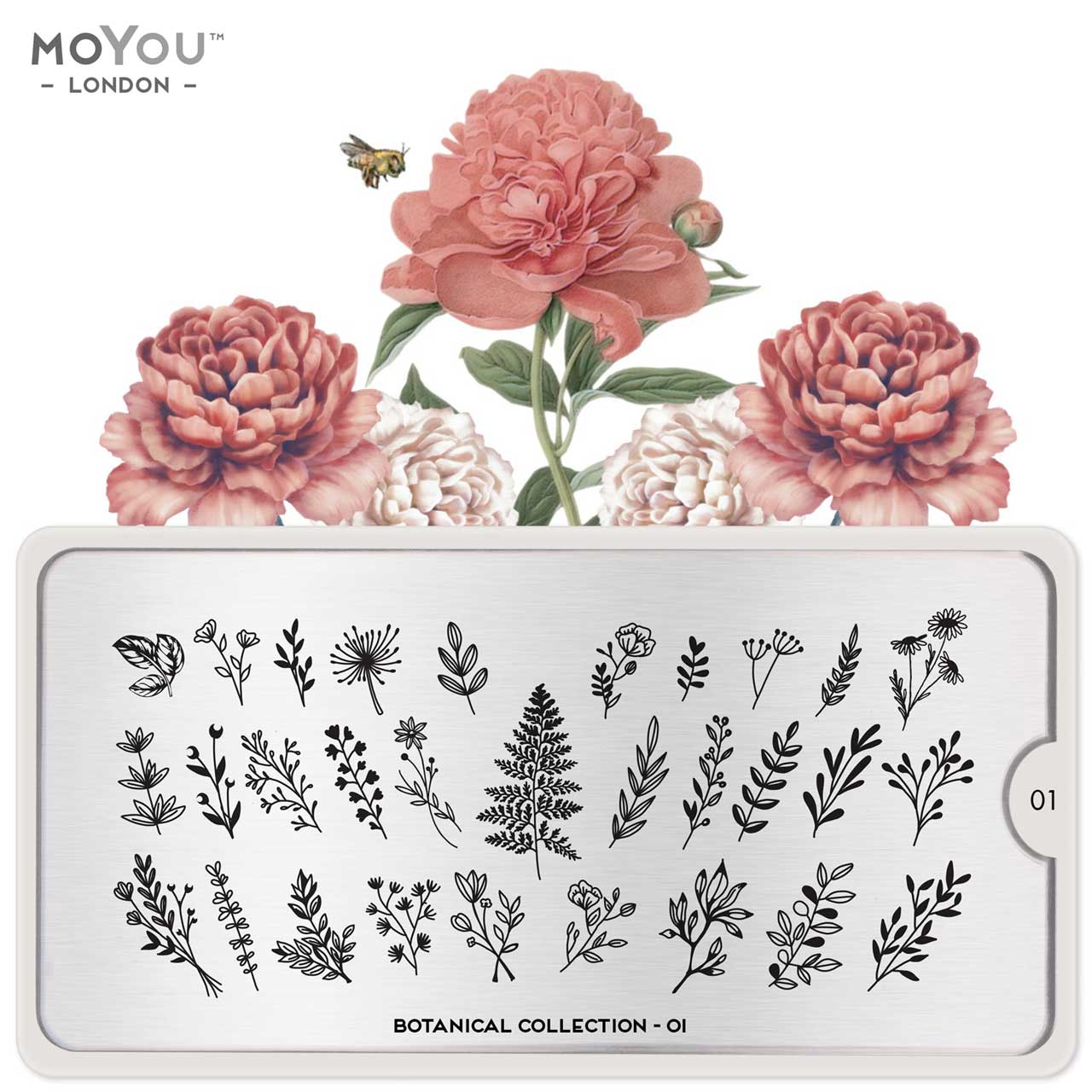 Plaque Stamping Botanical 01 - MoYou London
