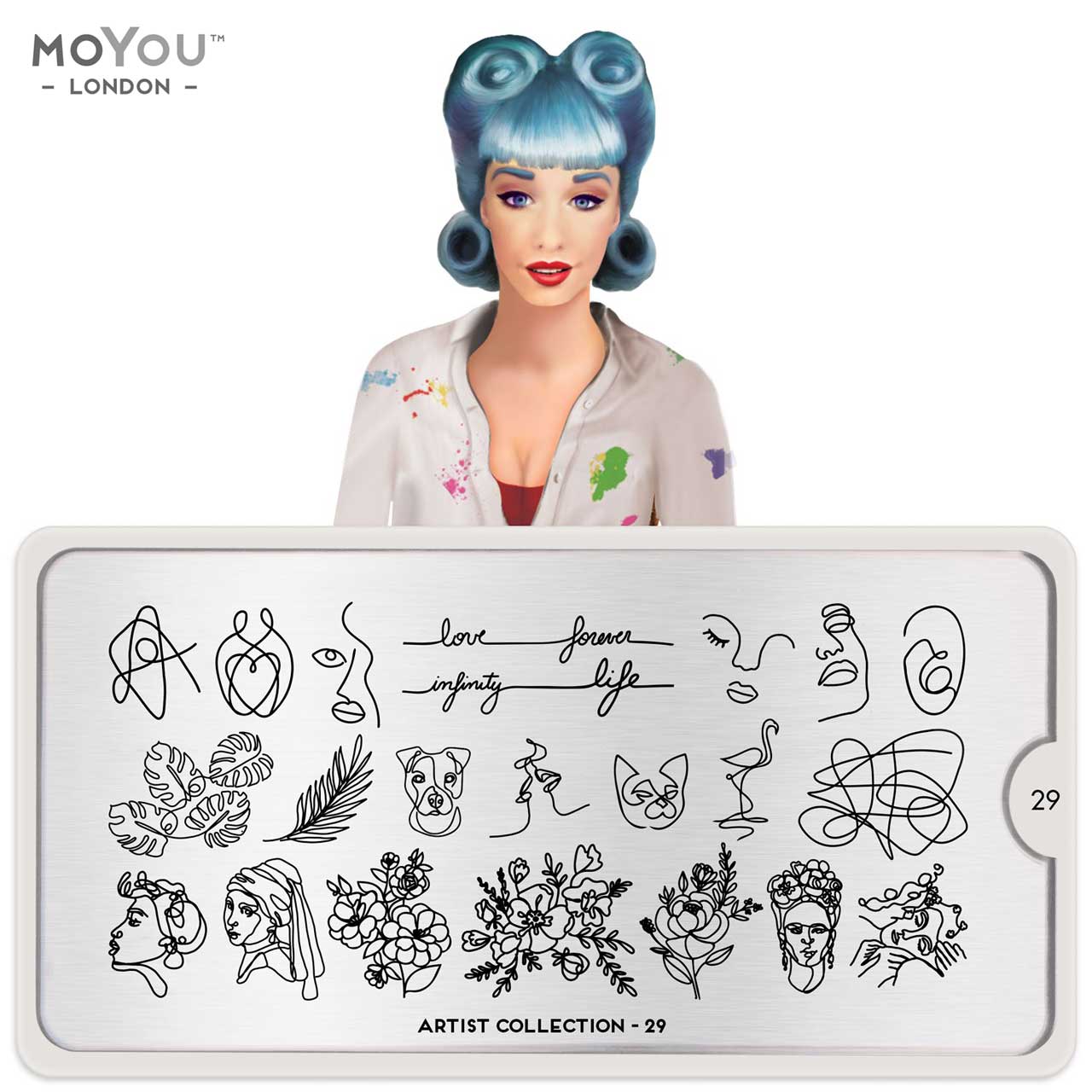 Plaque Stamping Artist 29 - MoYou London