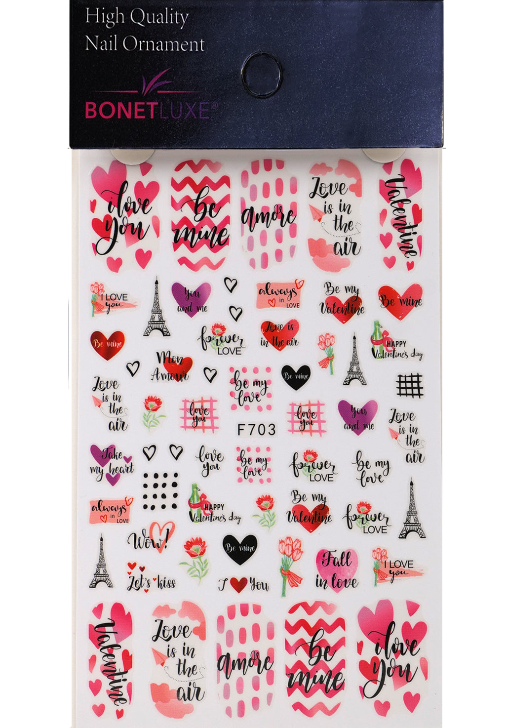 Nail Sticker Love Paris