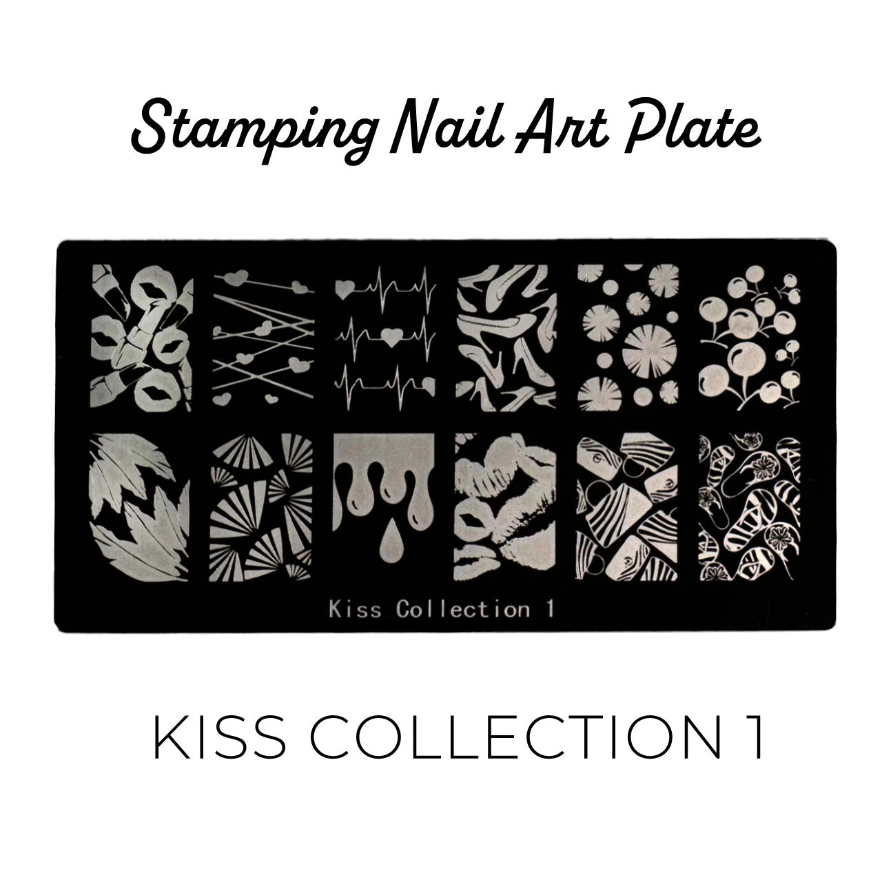 Bonetluxe Stamping Plate Kiss Collection 1