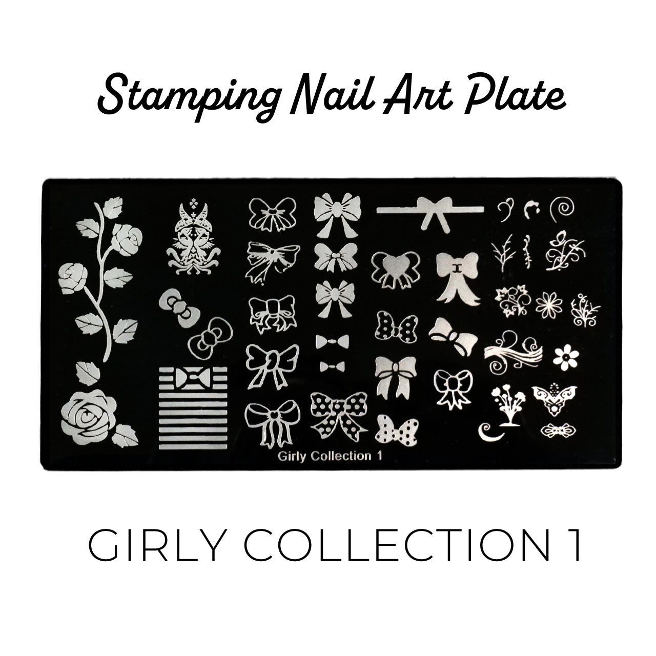 Bonetluxe Stamping Plate Girly Collection 1