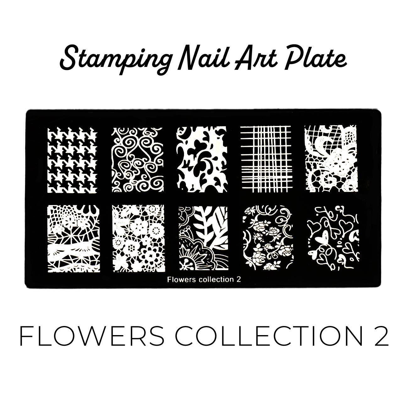 Bonetluxe Stamping Plate Flowers Collection 2
