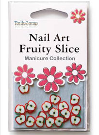 Nailart Fruits (Apple) en sachet - 24 pièces